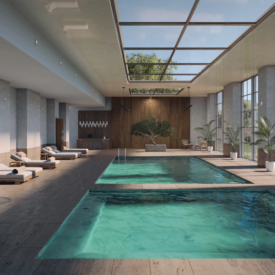 A peaceful and luxurious spa