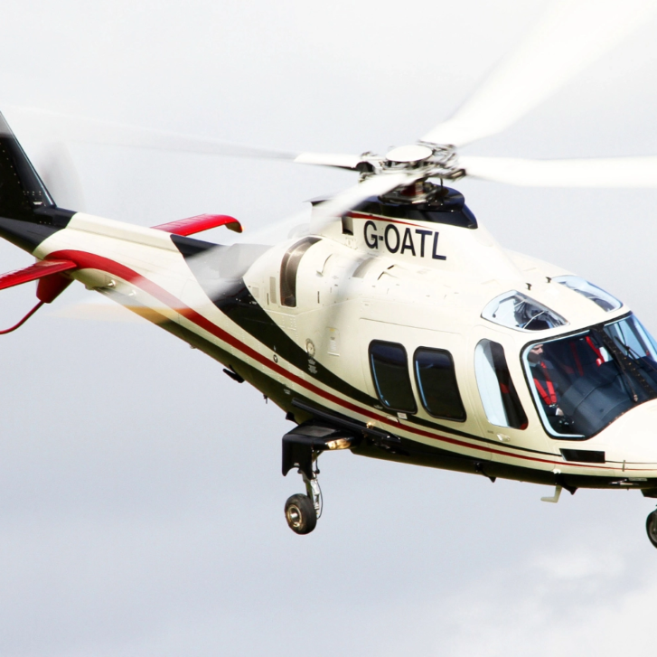 An Atlas helicopter comes in to land