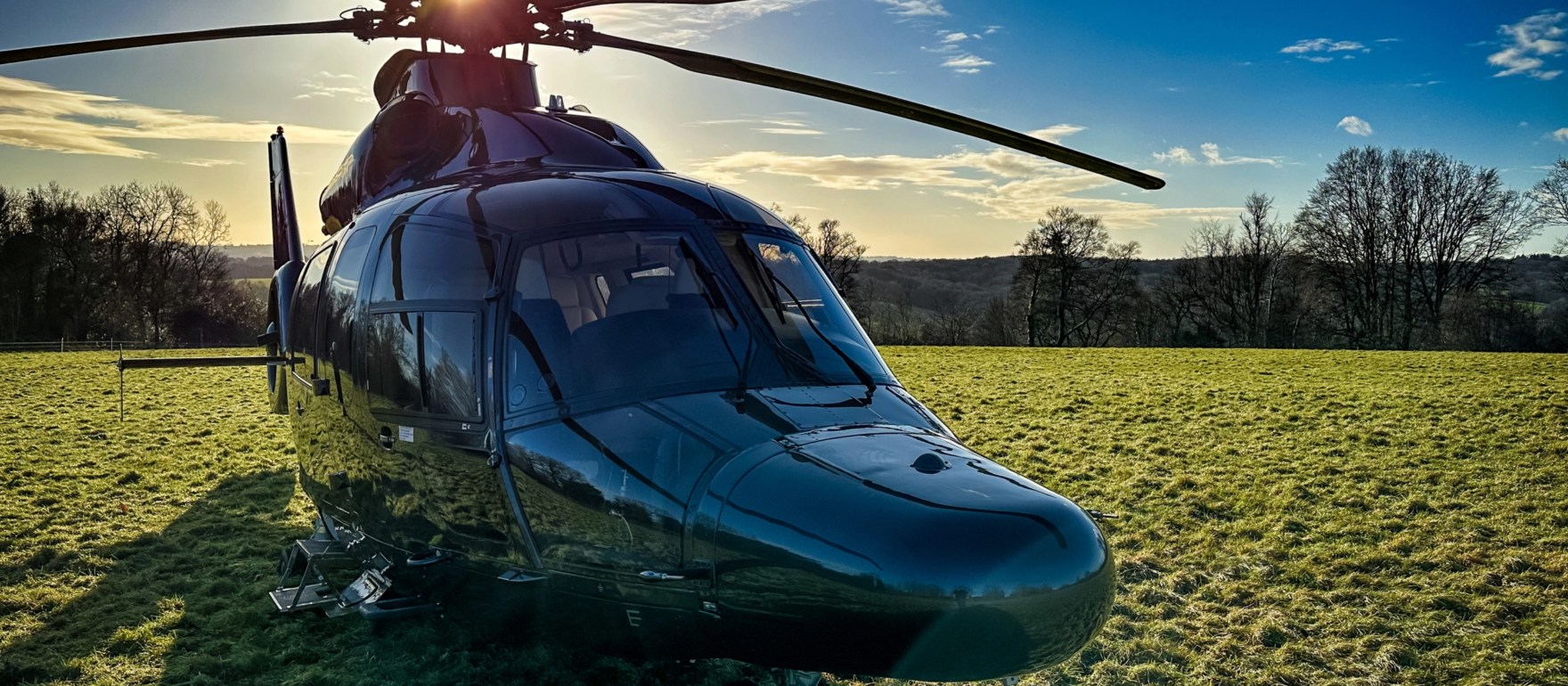 Our Airbus H155 helicopter